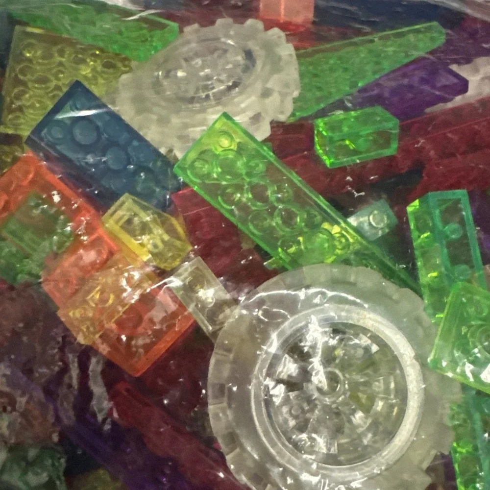18oz Bag Laser Pegs Light Up Building Blocks Bag Bright Colored‎